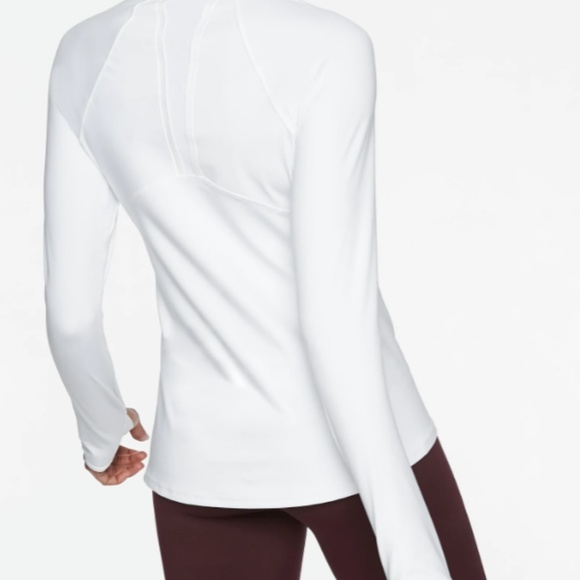 Athleta Run Free Half Zip, Black, Sz M - Picture 4 of 4